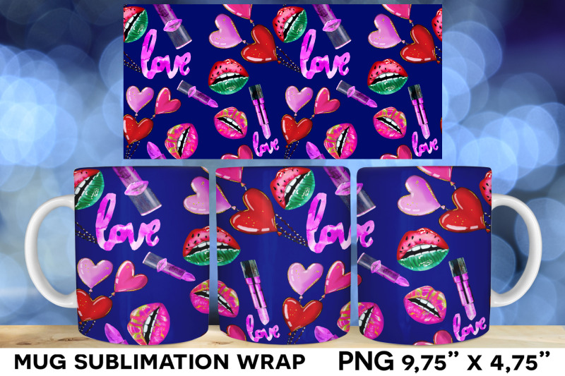 pink-lips-mug-sublimation-bundle-seamless-mug-wrap