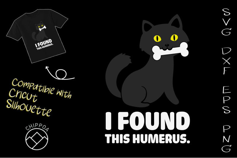 i-found-this-humerus-funny-black-cat