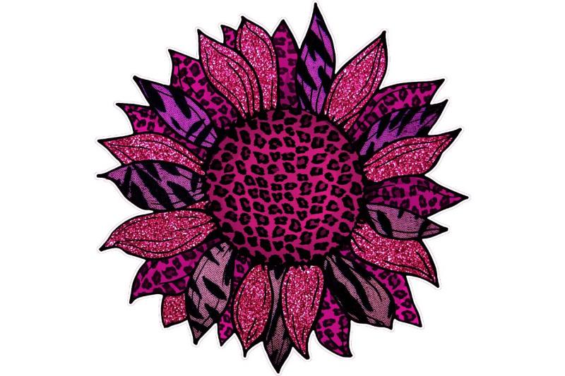 sunflower-pink-leopard-cancer-sublimation