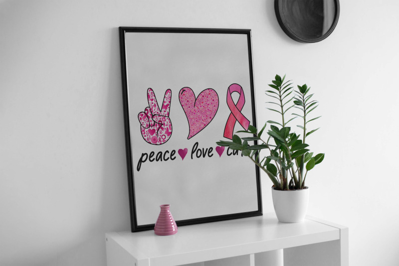 peace-love-cure-cancer-sublimation