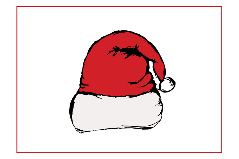 santa-claus-hat-in-vector