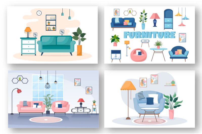 17-home-furniture-flat-design-illustration