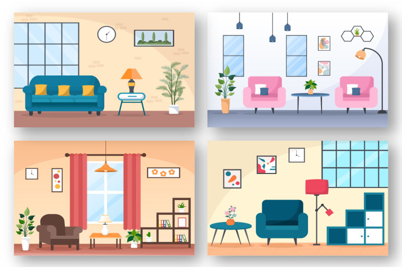 17-home-furniture-flat-design-illustration