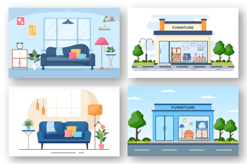 17-home-furniture-flat-design-illustration