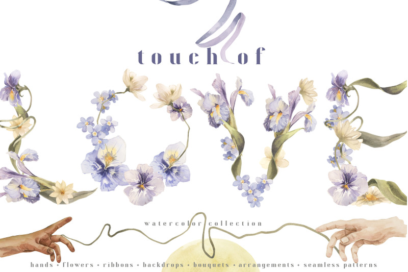 touch-of-love-family-friendship-floral-watercolor-clipart