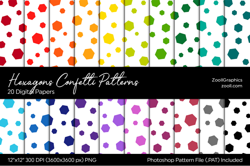 hexagons-confetti-digital-papers