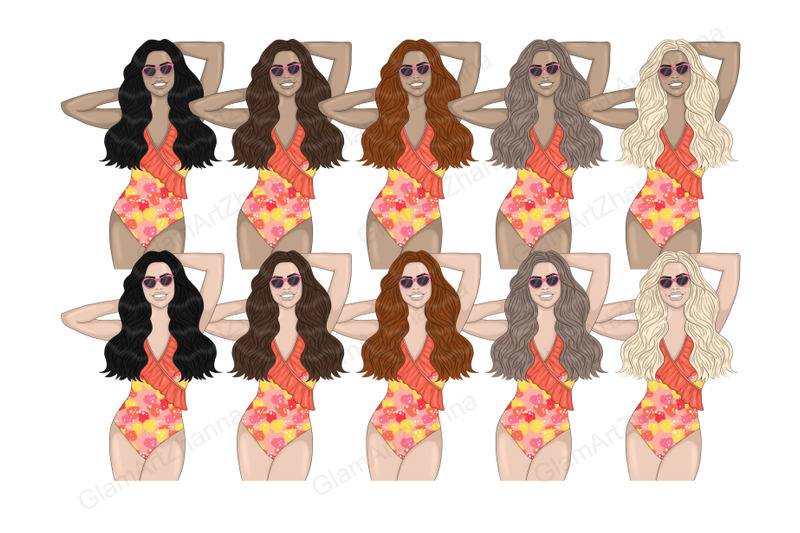 beach-girl-clipart-summer-woman-creator