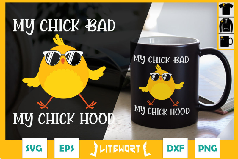 my-chick-bad-my-chick-hood-funny-easter