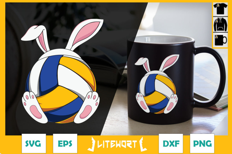 volleyball-bunny-ears-funny-easter