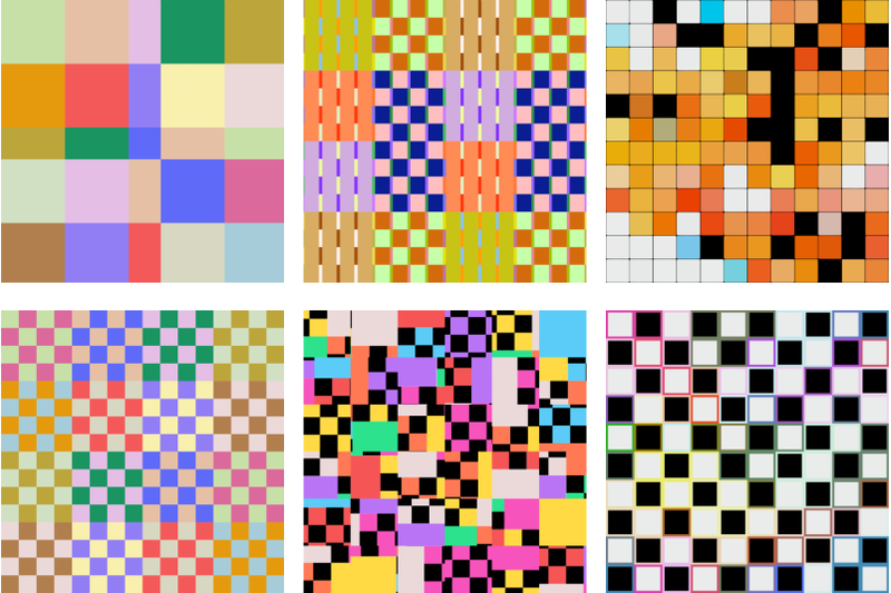 checkered-geometric-digital-pattern-papers-vector-designs