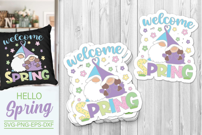 colorful-spring-svg-welcome-spring-svg-spring-gnome-svg