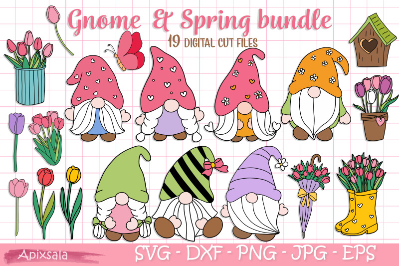 gnome-mom-mum-spring-svg-cutting-file