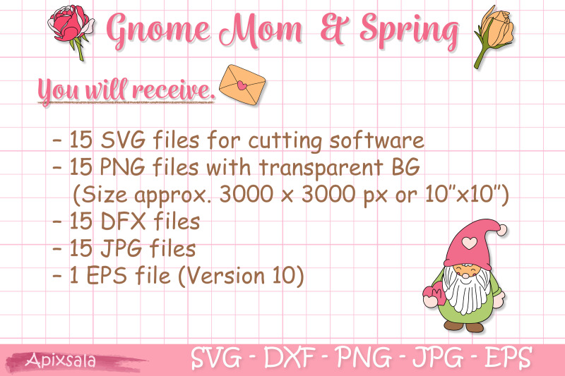gnome-mom-spring-flower-svg-cutting-file