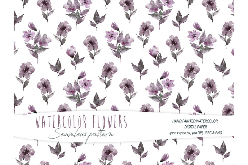 watercolor-simple-floral-seamless-pattern