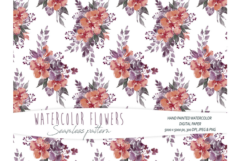 watercolor-simple-floral-seamless-pattern