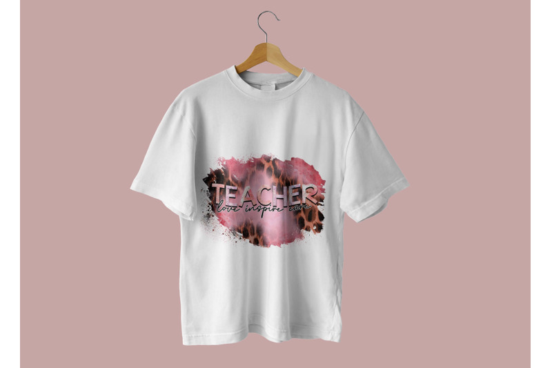 teachers-love-inspire-care-sublimation