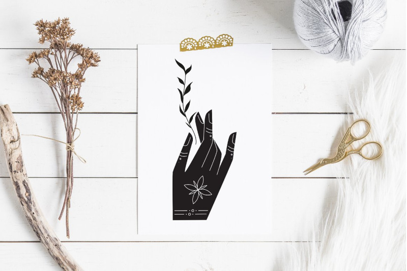 boho-hands-vector-collection