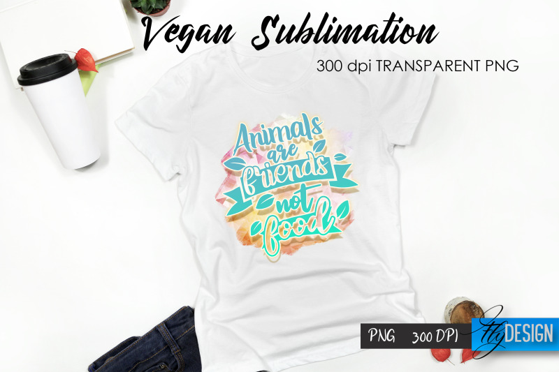 vegan-t-shirt-sublimation-healthy-food-t-shirt-design-v-1