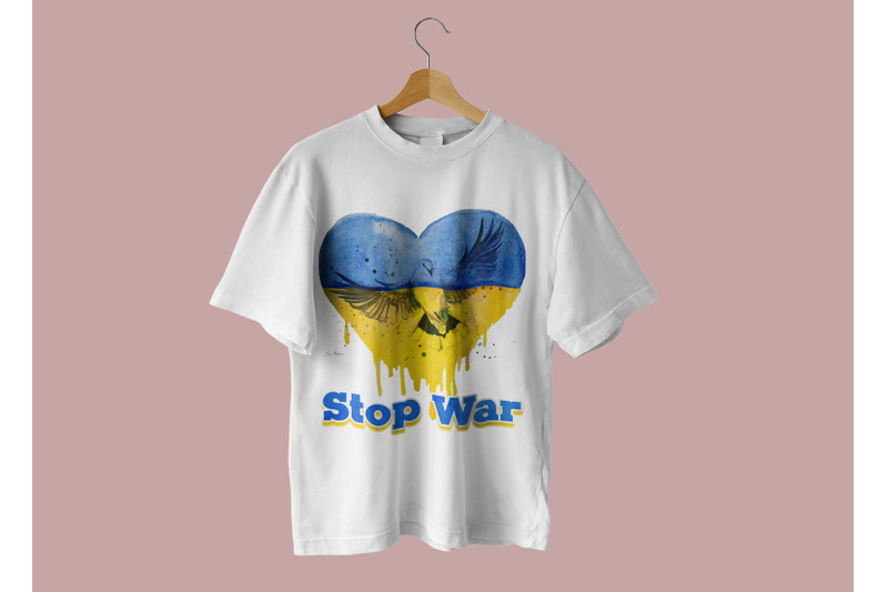 stop-war-dripping-heart-sublimation