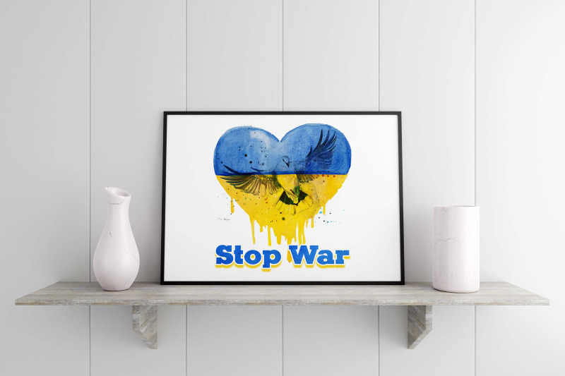 stop-war-dripping-heart-sublimation