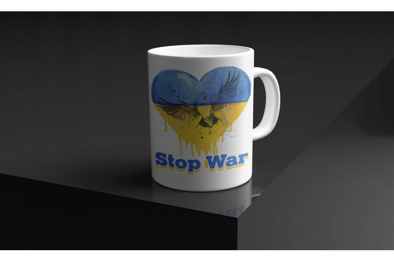 stop-war-dripping-heart-sublimation