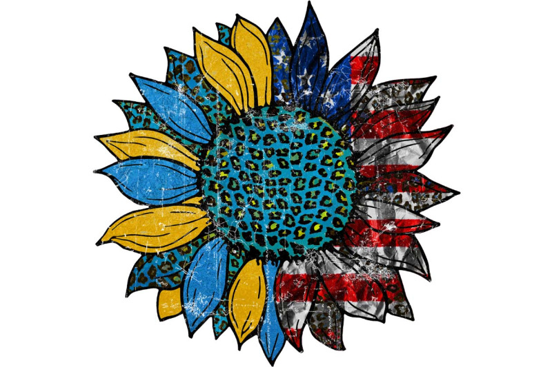 sunflower-ukraine-and-american-flag-sublimation