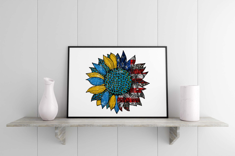 sunflower-ukraine-and-american-flag-sublimation