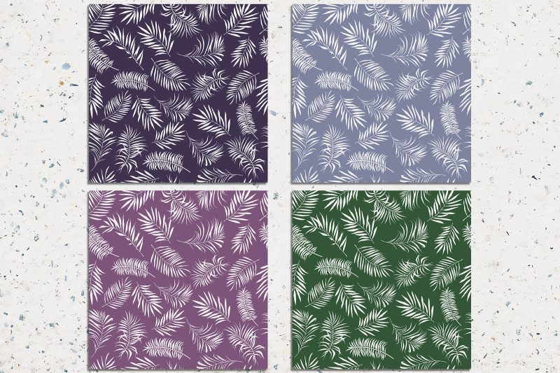 tropical-jungle-seamless-patterns