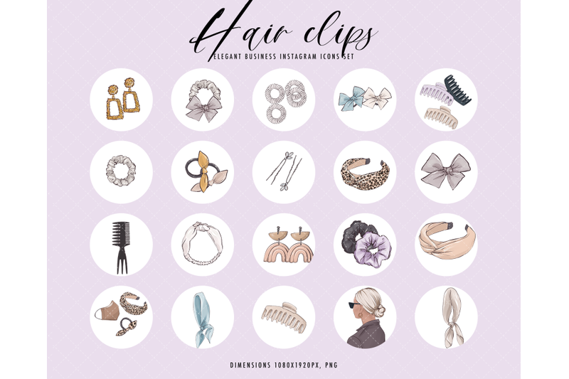 hair-accessories-clipart-set-hair-clip-pin-claw-bows-tie-headband-fema
