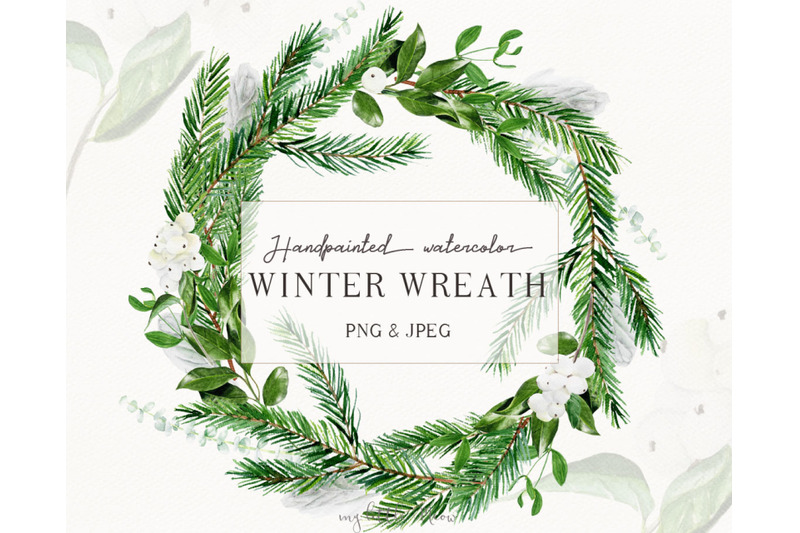 watercolor-christmas-wreath-clip-art-w94