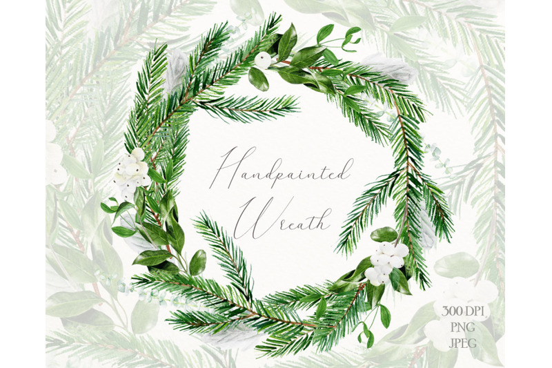 watercolor-christmas-wreath-clip-art-w94