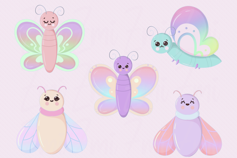 insect-kawaii-clipart-illustration