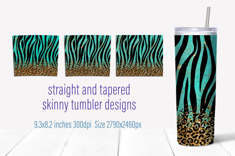 zebra-animal-print-tumbler-sublimation-leopard-print-wrap