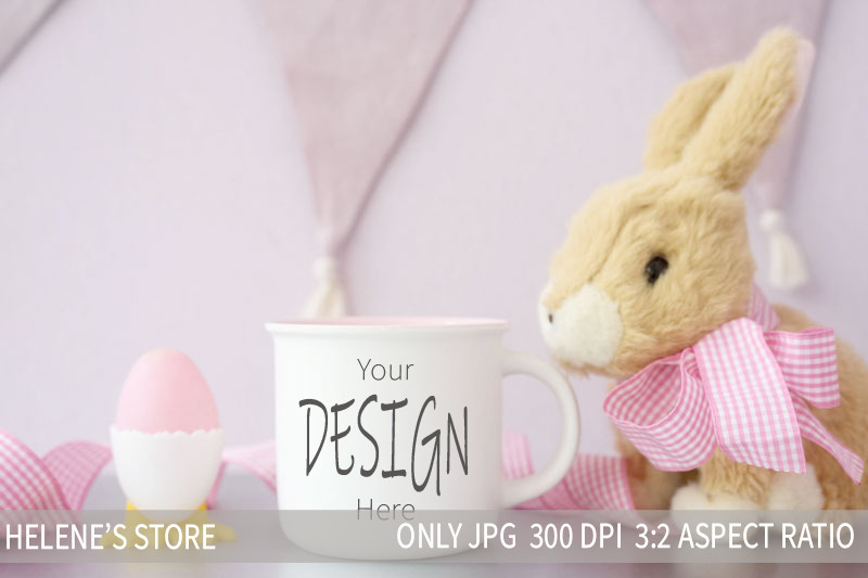 white-mug-mockup-and-easter-bunny