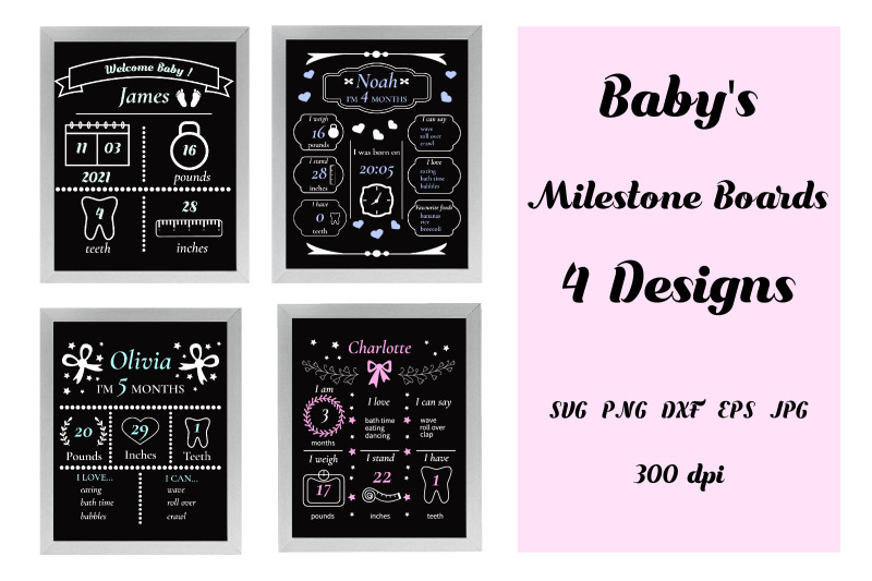 baby-milestone-chalkboard-bundle-svg-birthday-board-cut