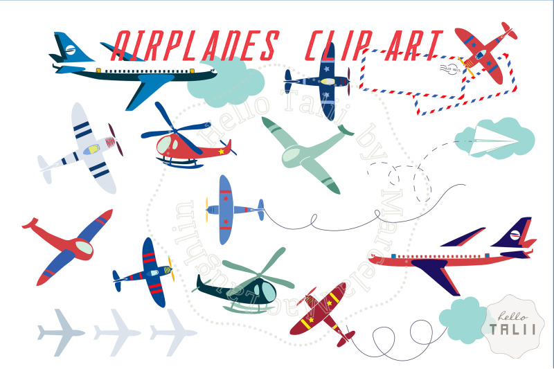 airplanes-clipart