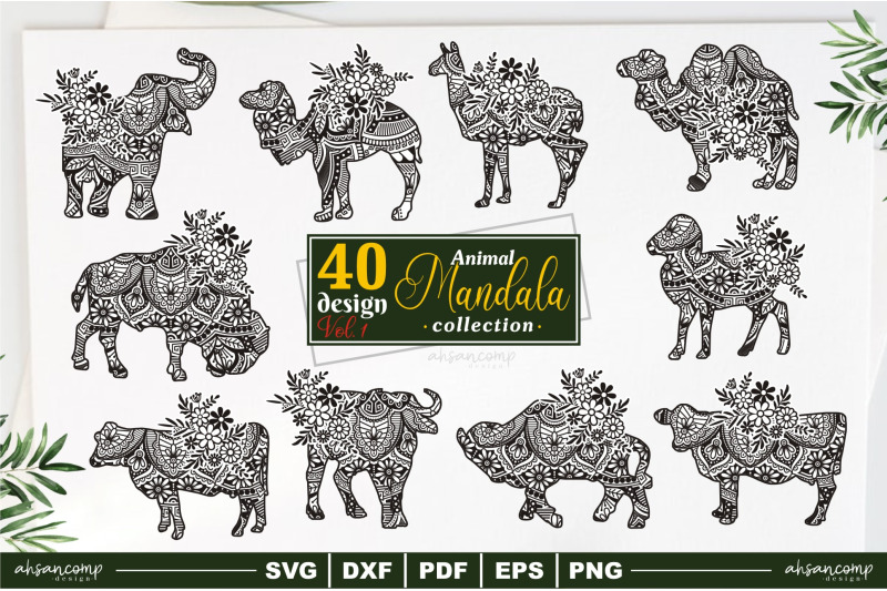 bundles-animal-mandala-with-flower-vol-1