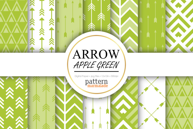 arrow-apple-green-digital-paper-bv030a