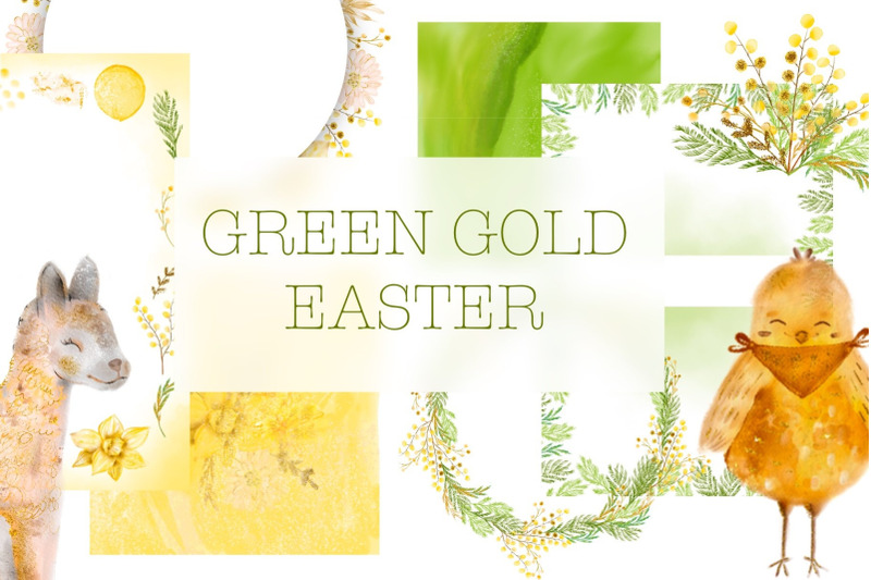 green-gold-easter