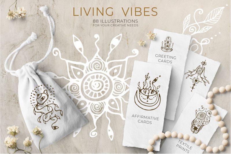 living-vibes-88-abstract-illustrations