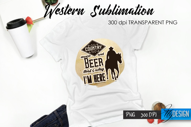 western-t-shirt-sublimation-cowboy-t-shirt-design-v-5