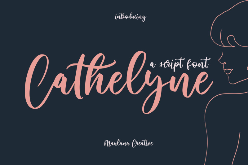 cathelyne-script-font