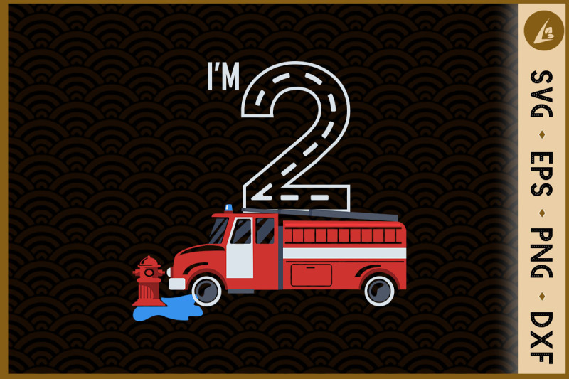 2nd-birthday-fire-truck