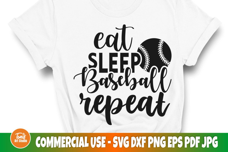 eat-sleep-baseball-repeat-svg-baseball-shirt-svg