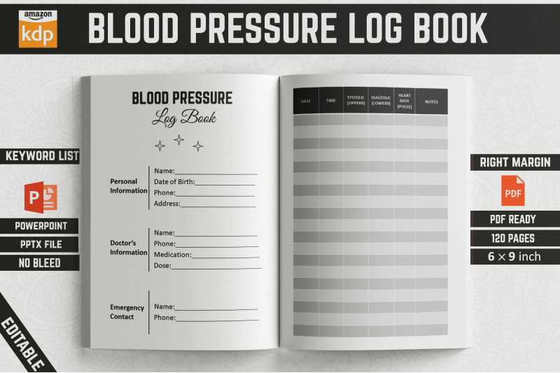 blood-pressure-log-book-kdp-interior