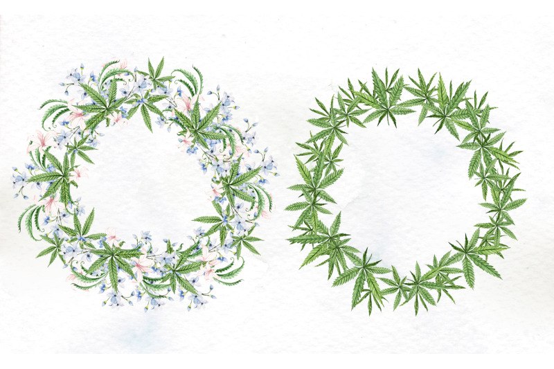 watercolor-cannabis-amp-flowers