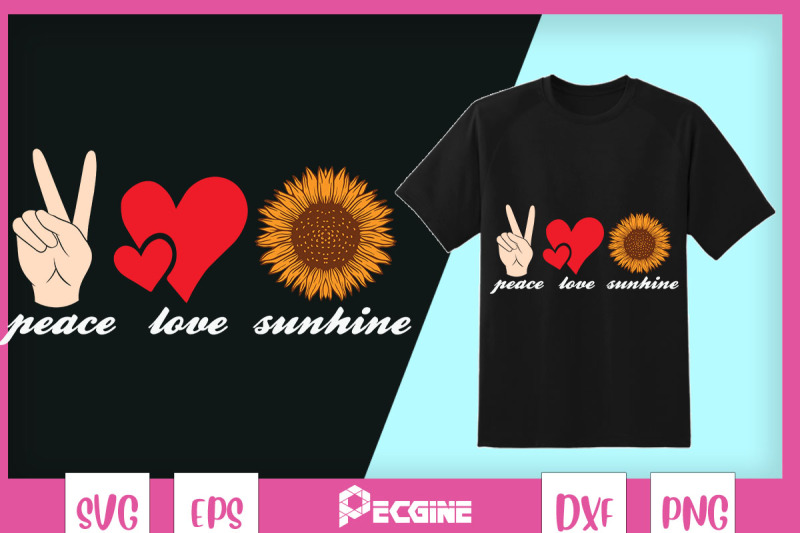 peace-love-sunshine-hippie-sunflower