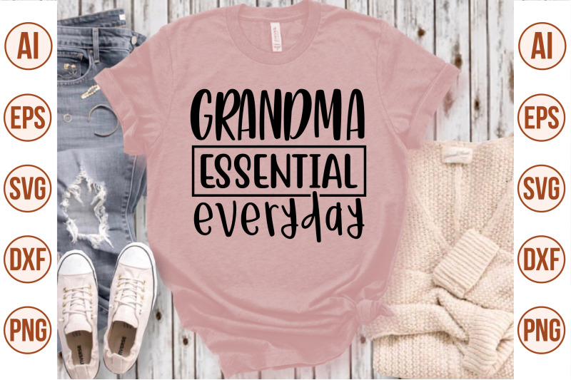 grandma-essential-everyday-svg