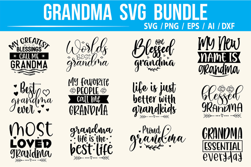 grandma-svg-bundle