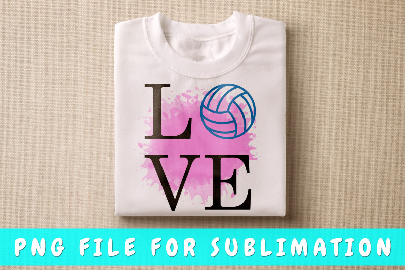 love-volleyball-png-for-sublimation